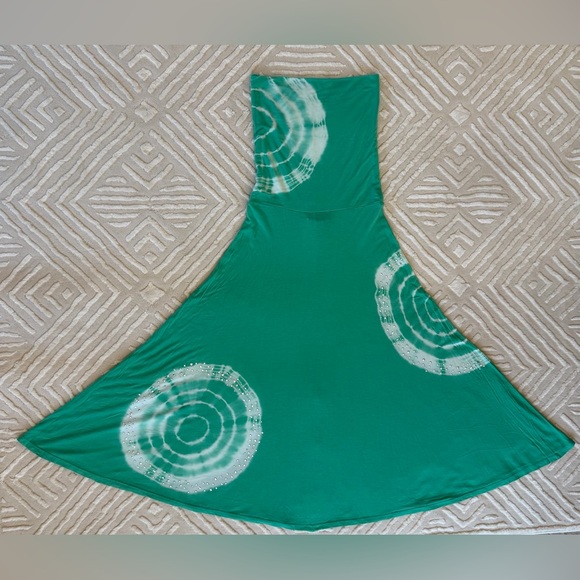 INC Tie-Dye Convertible Dress Strapless Studded Maxi 3-in-1 Summer Party - Picture 14 of 16